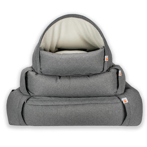Sleepy Fox® luxury snuggle cave dog / cat bed has a patented design with a rectangular base and arched canopy top. Ideal for amall, medium, large and XL dogs. 