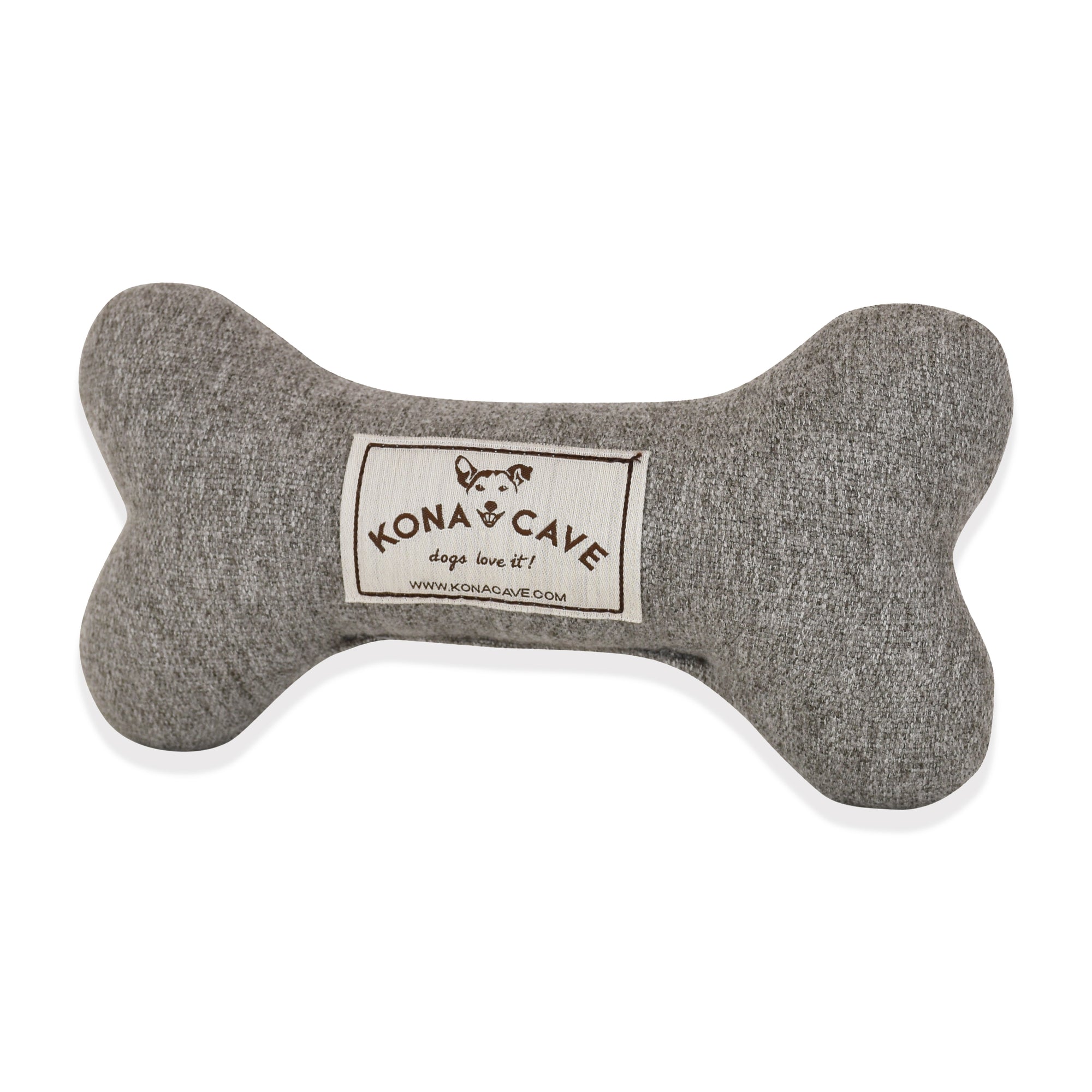 Doggy Décor Set - Grey Flannel with Vegan Leather Trim