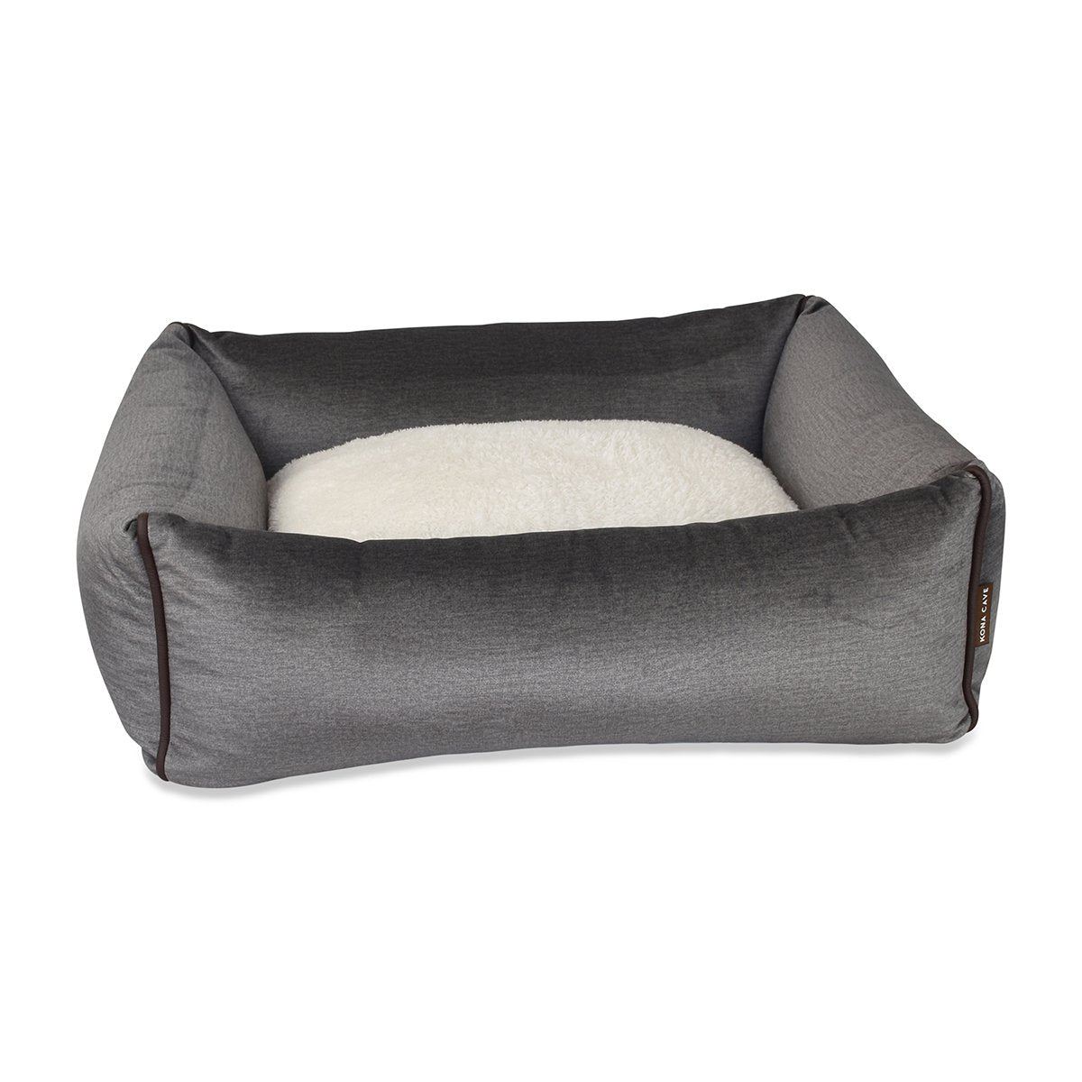 KONA CAVE® Luxury Dog Beds In Elegant and Durable Velvet Fabrics
