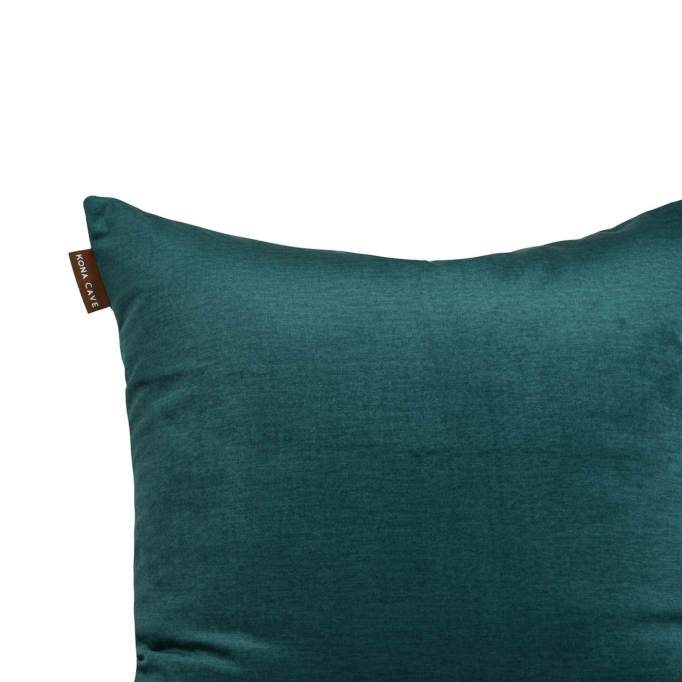 KONA CAVE® Luxury pillow cover in emerald green velvet 50x50